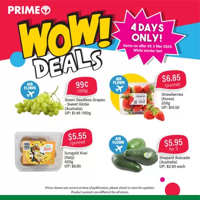 Prime Supermarket catalogue in Singapore | Prime Supermarket promotion | 28/02/2025 - 03/03/2025