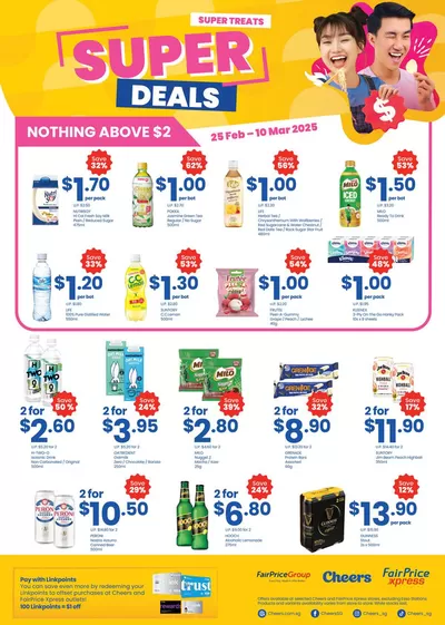 Cheers catalogue in Singapore | Super Treats | 25/02/2025 - 10/03/2025