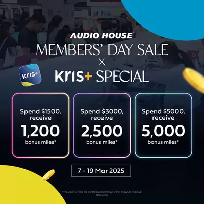 Audio House catalogue | The Members' Day Sale | 07/03/2025 - 19/04/2025