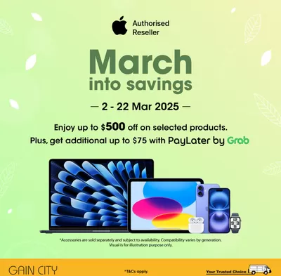 Gain City catalogue | March into saving | 04/03/2025 - 22/03/2025