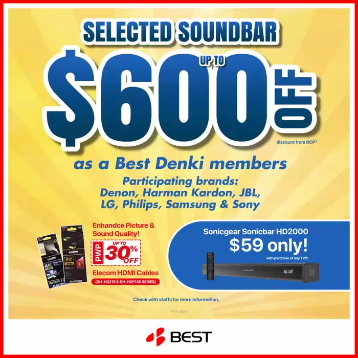 Best Denki catalogue in Singapore | Discounts and promotions | 01/03/2025 - 16/03/2025