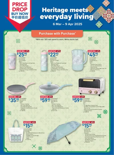 FairPrice catalogue in Singapore | Heritage Meets Everyday Living | 06/03/2025 - 09/04/2025