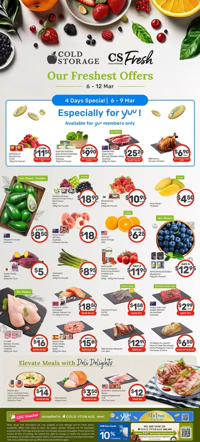 Cold Storage catalogue in Singapore | CS Fresh Ad | 06/03/2025 - 12/03/2025