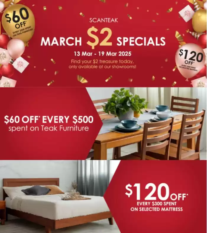 Scanteak catalogue in Singapore | March specials | 11/03/2025 - 19/03/2025