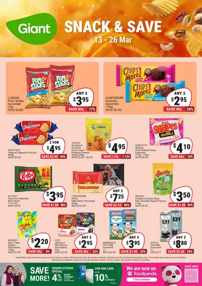 Giant catalogue in Singapore | Huat with CNY Snacks | 13/03/2025 - 26/03/2025