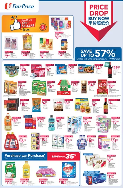 FairPrice catalogue in Singapore | Price Drop Buy Now - Must Buy | 13/03/2025 - 19/03/2025