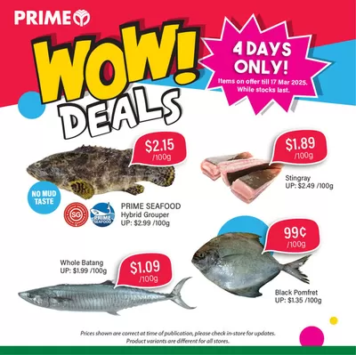 Prime Supermarket catalogue in Singapore | New offers to discover | 14/03/2025 - 17/03/2025