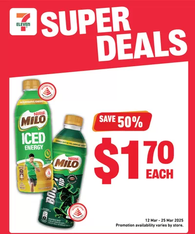 7 Eleven catalogue in Singapore | Our best bargains | 12/03/2025 - 25/03/2025