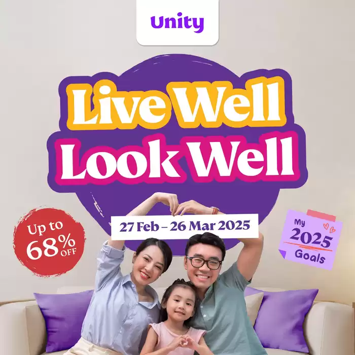 FairPrice catalogue | Unity Live Well Look Well | 27/02/2025 - 26/03/2025