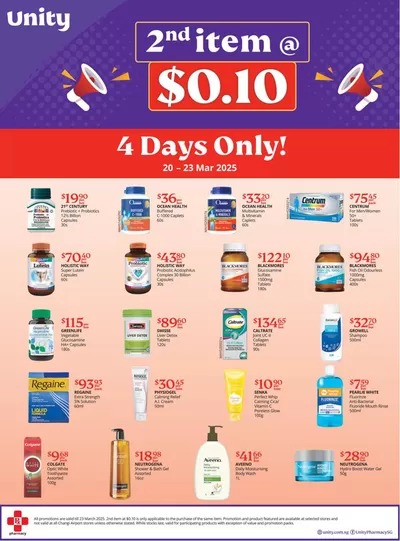 FairPrice catalogue | Unity 2nd Buy @ $0.10 | 20/03/2025 - 24/03/2025