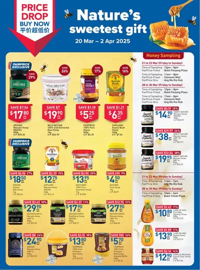 FairPrice catalogue in Singapore | Nature's Sweetest Gift | 20/03/2025 - 02/04/2025