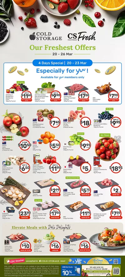 Cold Storage catalogue in Singapore | CS Fresh Ad | 20/03/2025 - 26/03/2025