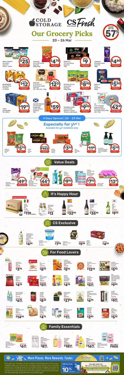 Cold Storage catalogue in Singapore | CS Grocery Ad | 20/03/2025 - 26/03/2025