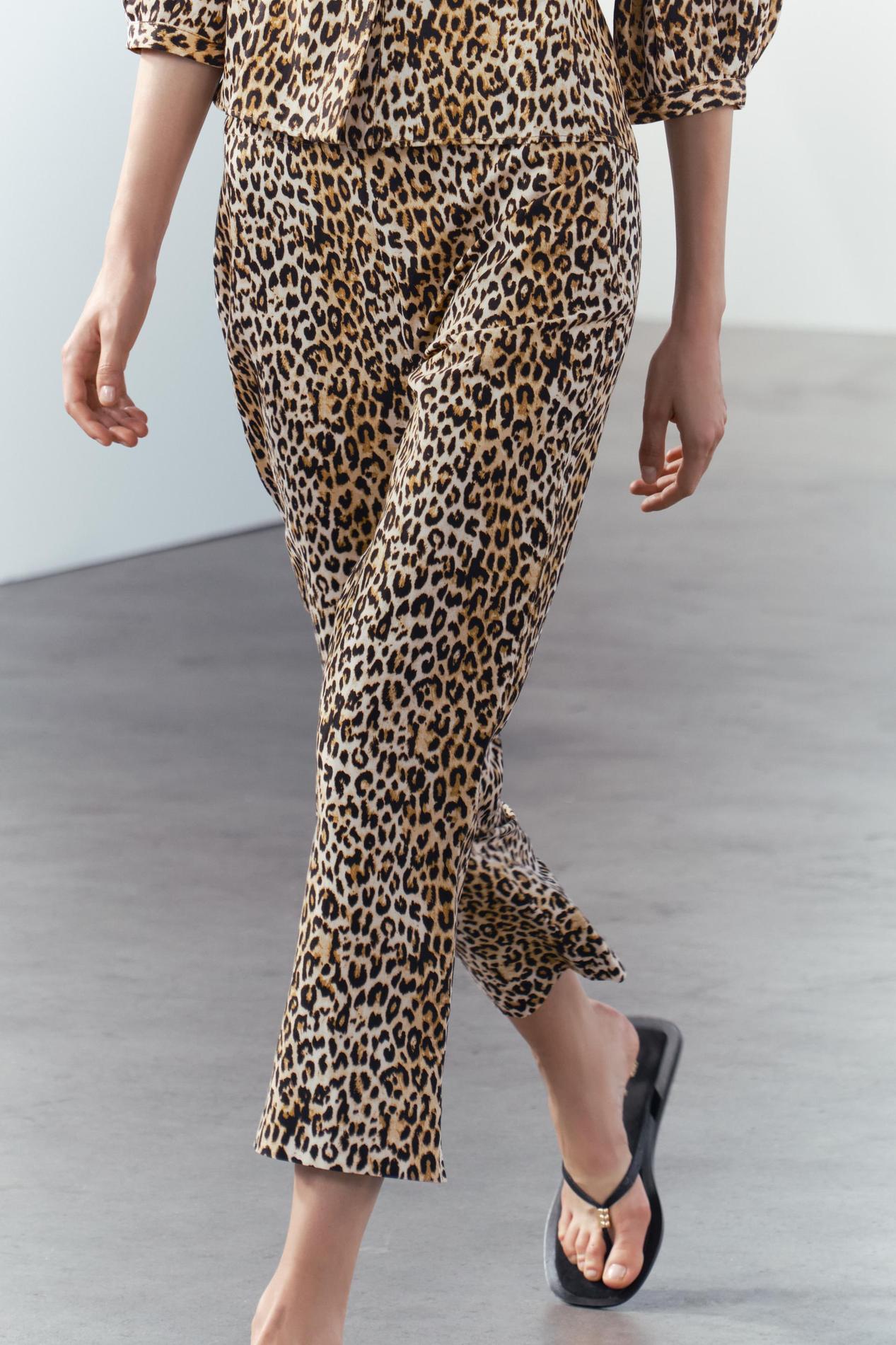 ZW COLLECTION ANIMAL PRINT TROUSERS offers at S$ 29.9 in ZARA