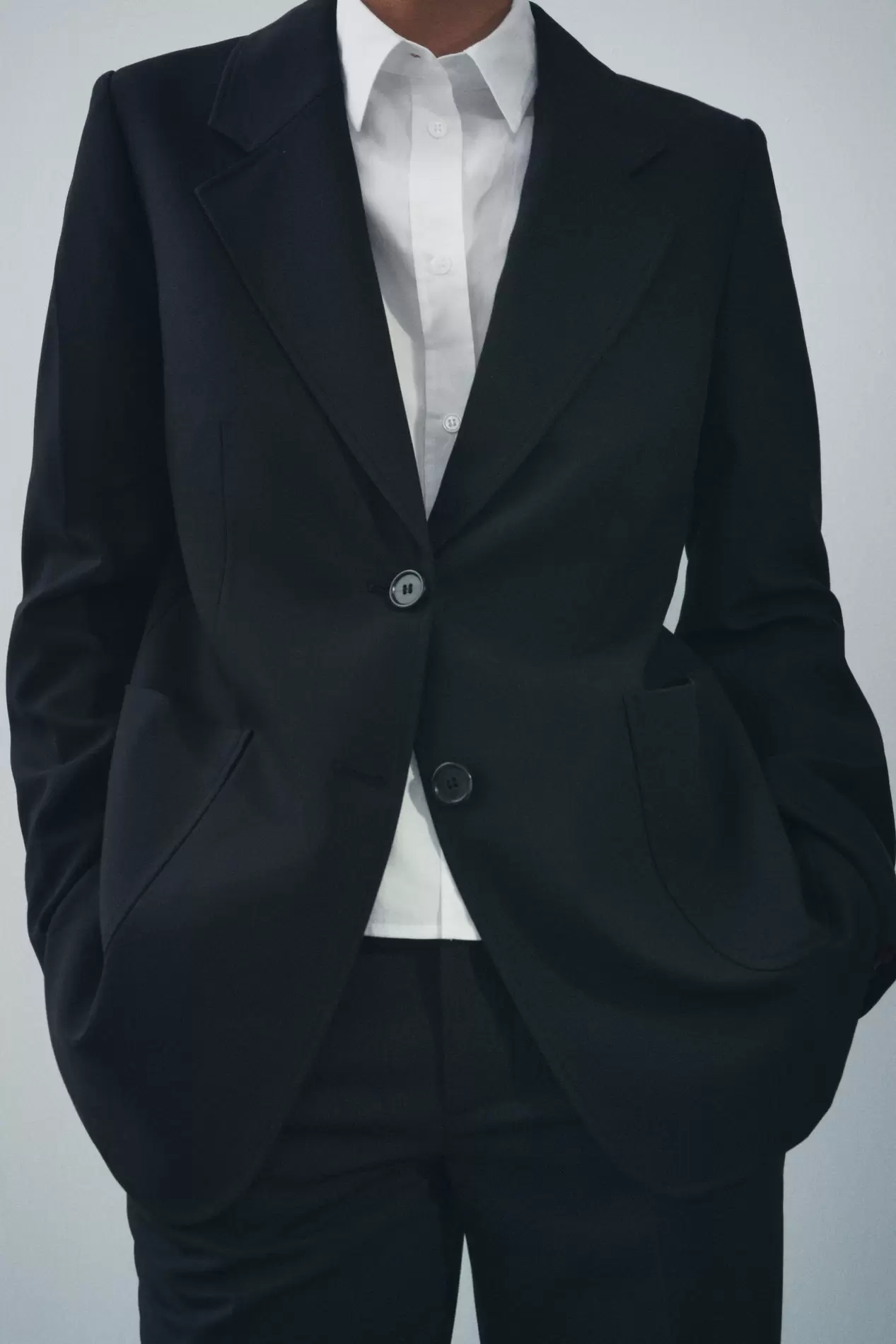 STRAIGHT PATCH POCKET BLAZER ZW COLLECTION offers at S$ 169 in ZARA