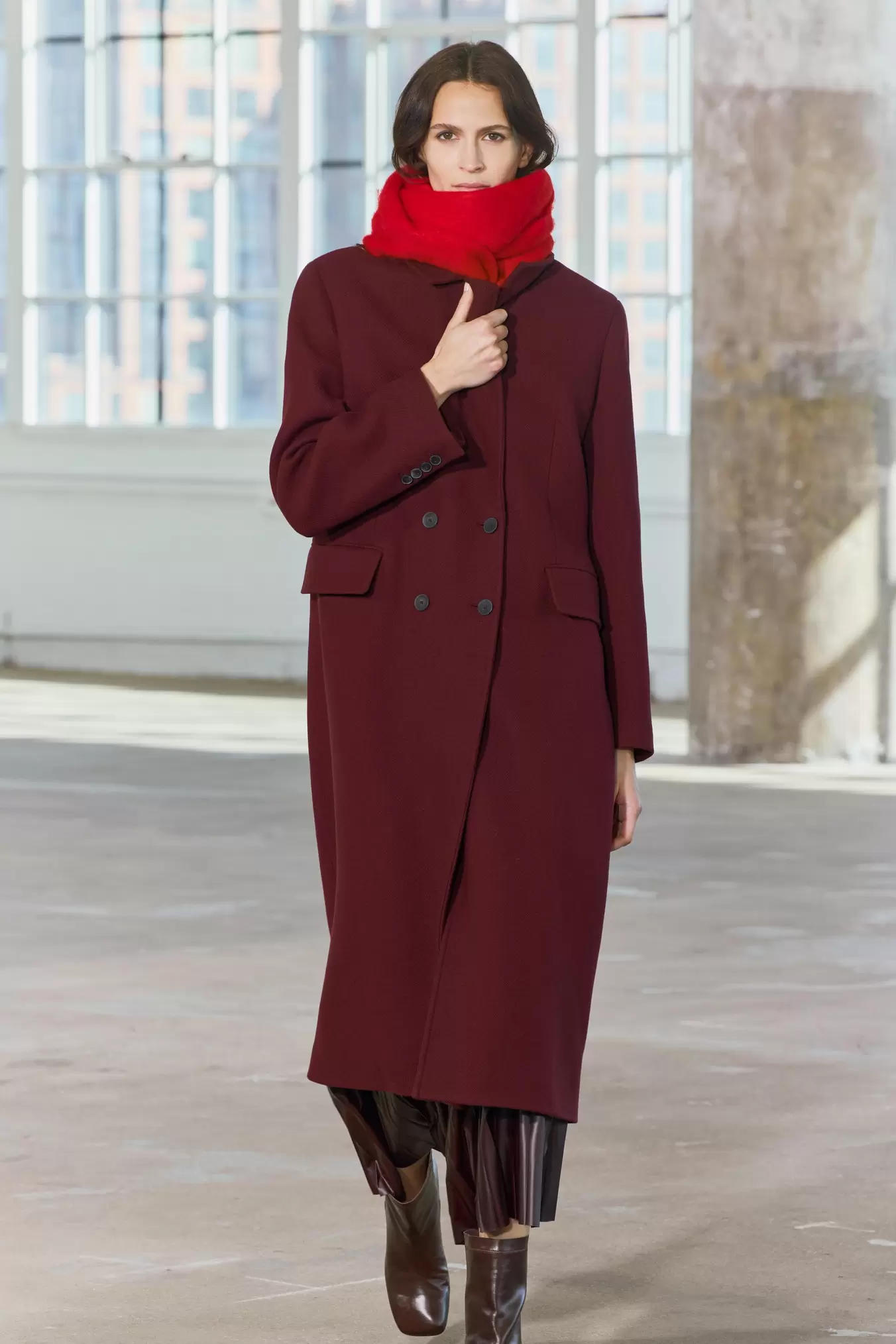 MANTECO WOOL BLEND COAT ZW COLLECTION offers at S$ 299 in ZARA