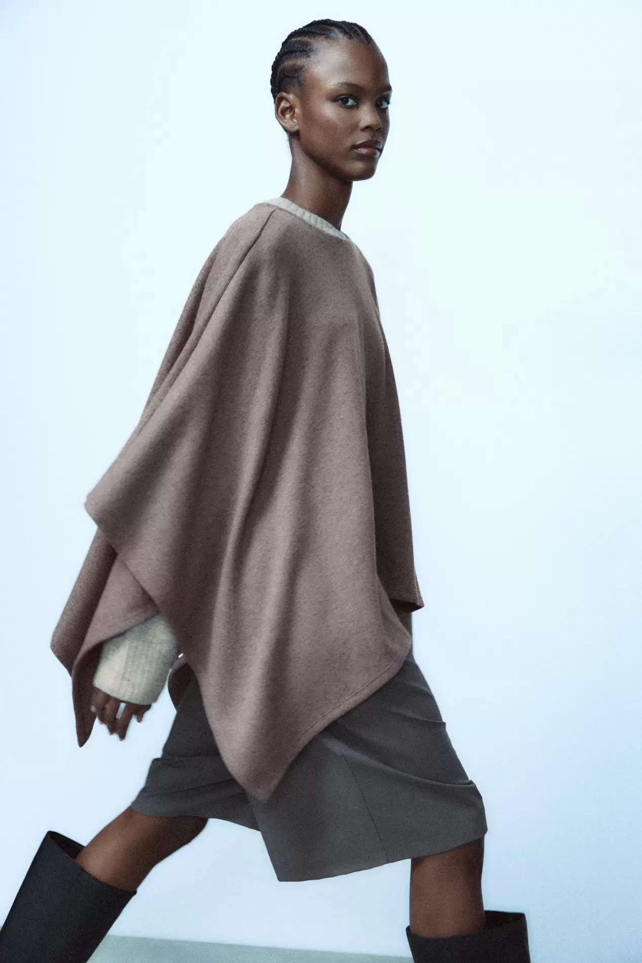 ASYMMETRIC SOFT CAPE offers at S$ 49.9 in ZARA