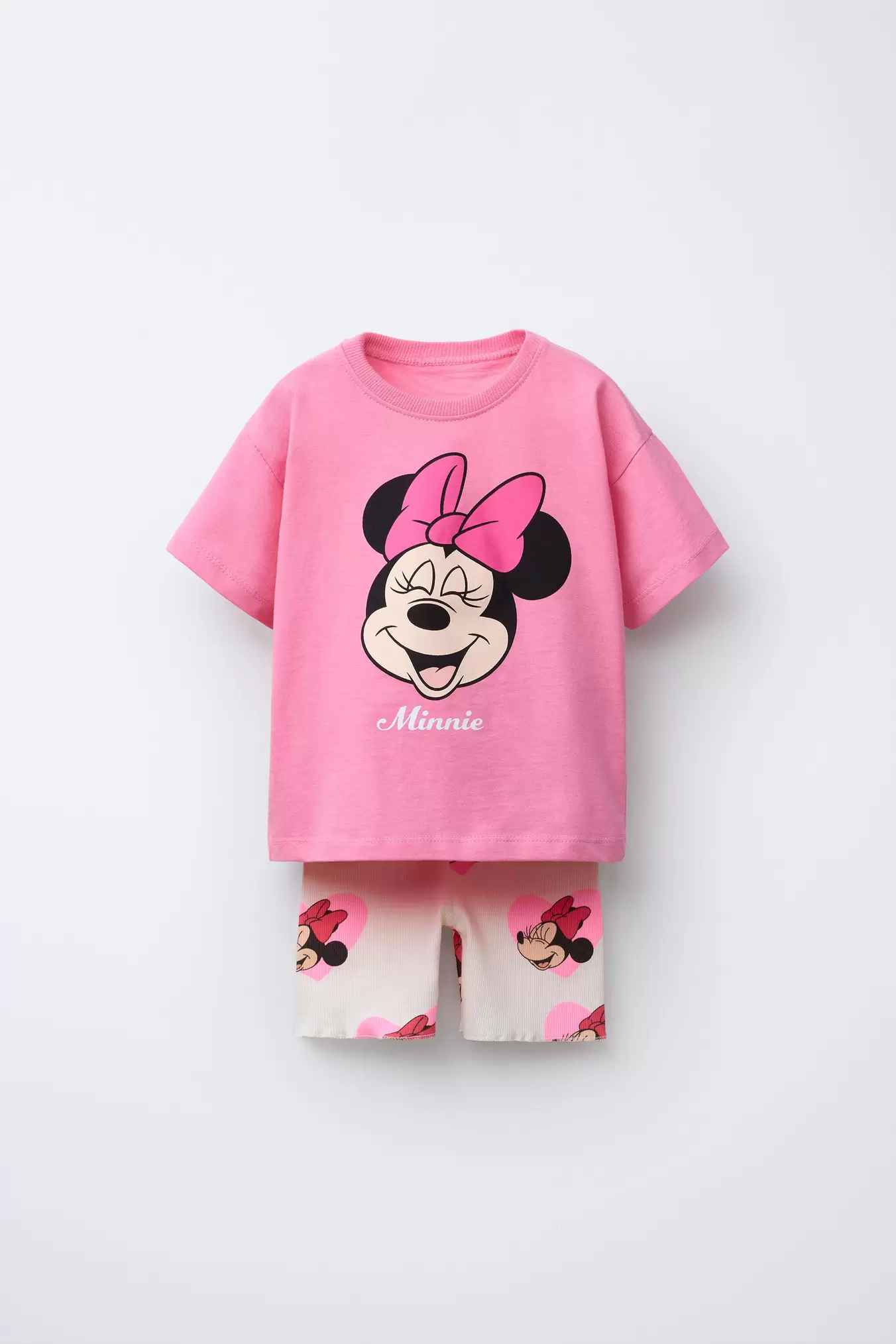 MINNIE MOUSE © DISNEY T-SHIRT AND CYCLING LEGGINGS SET offers at S$ 39.9 in ZARA