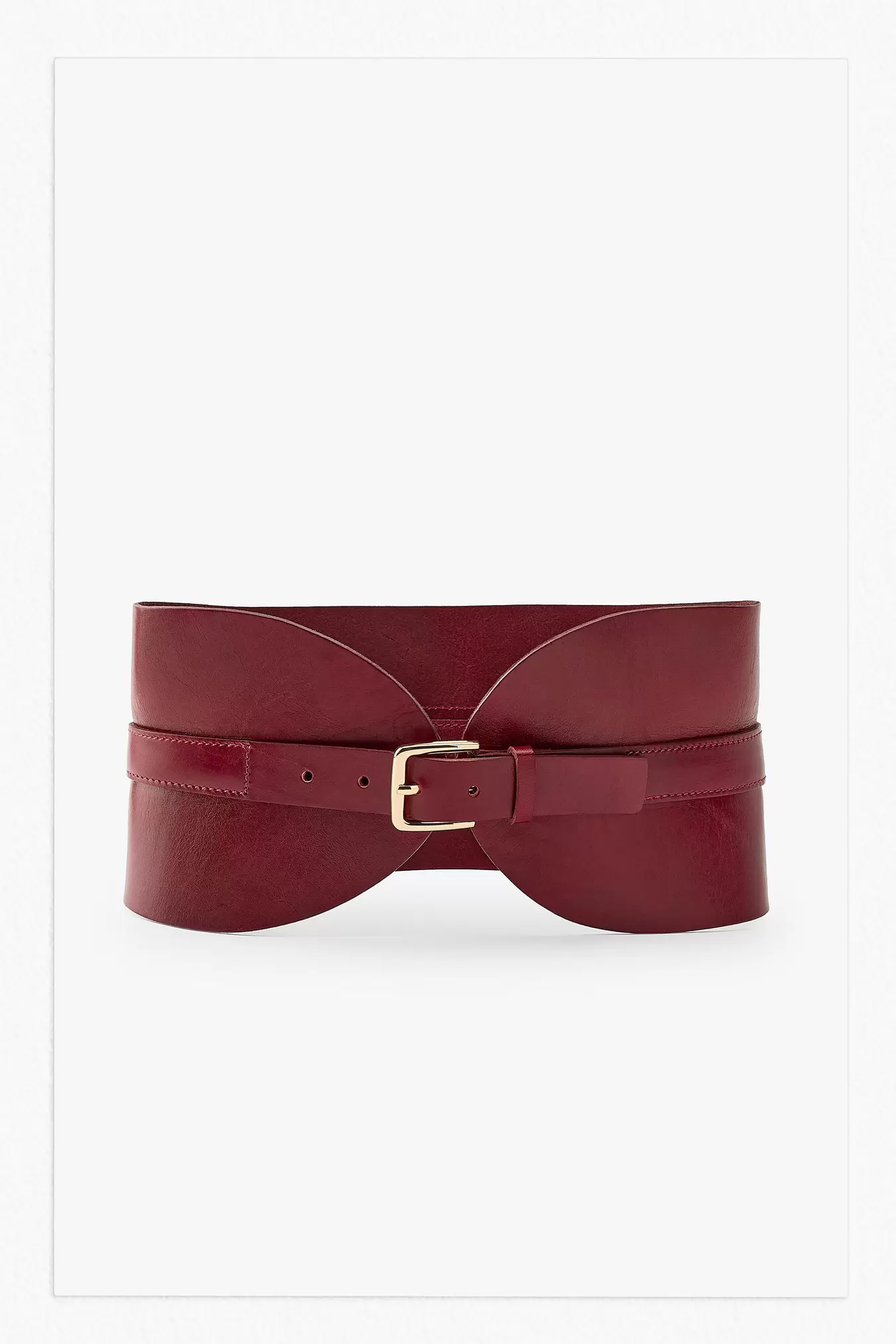 LEATHER SASH BELT offers at S$ 119 in ZARA