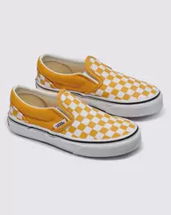 Kids Classic Slip-On Checkerboard Shoe offers at S$ 59 in Vans