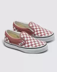 Kids Classic Slip-On Checkerboard Shoe offers at S$ 47.2 in Vans