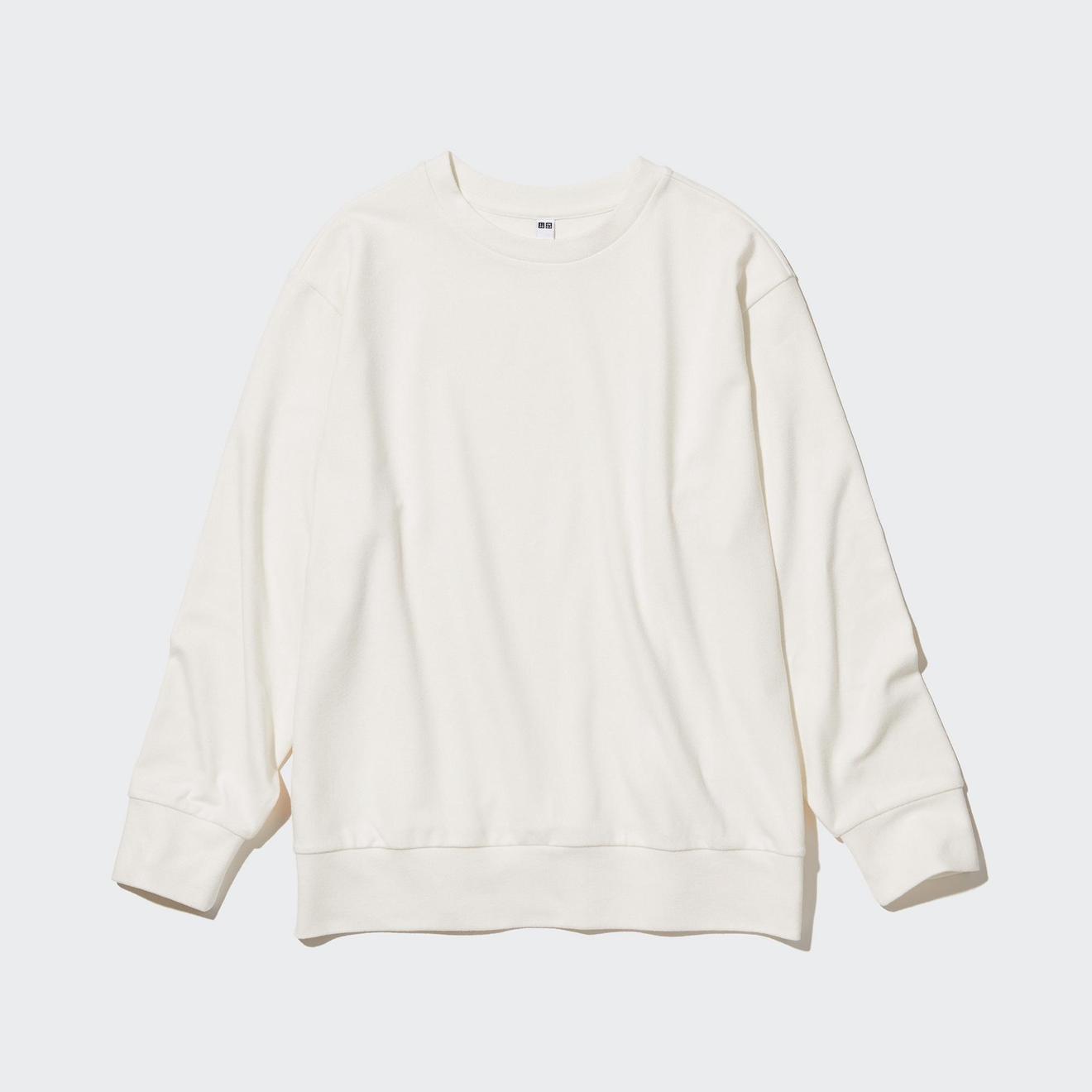 Soft Knitted Fleece Crew Neck Long Sleeve T-Shirt offers at S$ 14.9 in Uniqlo