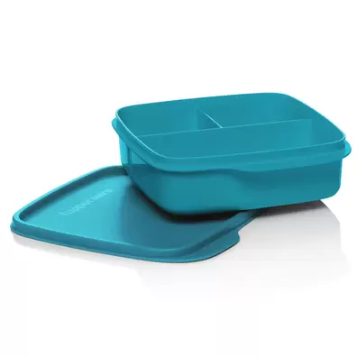 Divided Lunch Box Squares (1) 550ml offers at S$ 8.6 in Tupperware