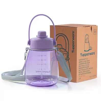 DropSip Water Bottle with Strap (1) 1.1L offers at S$ 38.3 in Tupperware