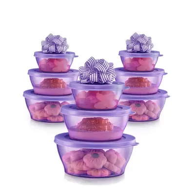 Clear Bowl TRIO Set offers at S$ 92.6 in Tupperware