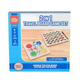 Play Pop 2 In 1 Travel Board Game Set Strategy Game offers at S$ 7.48 in Toys R Us