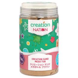 Creation Nation Creation Sand Mega Tub - Brown offers at S$ 16.99 in Toys R Us