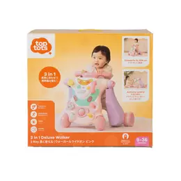 Top Tots 3 in 1 Deluxe Walker- Pink offers at S$ 84.49 in Toys R Us