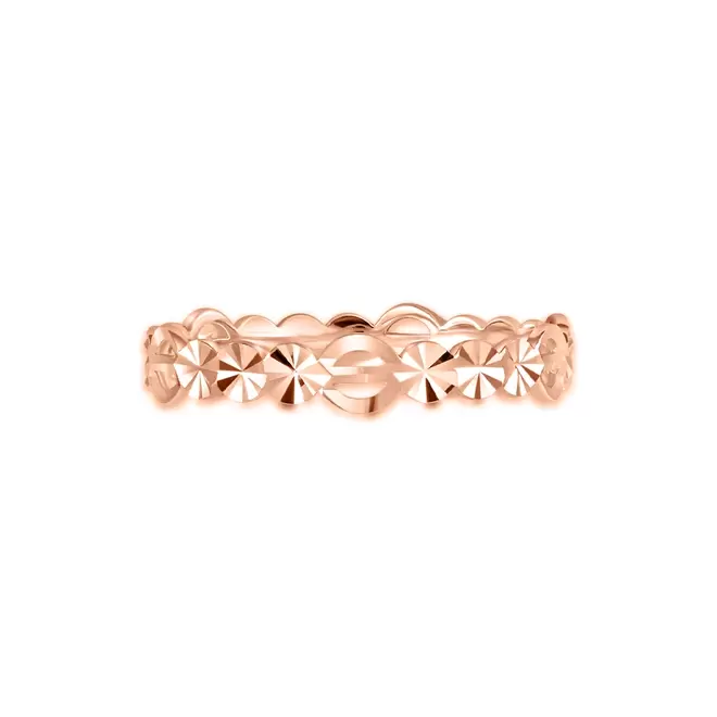 Theta 14K Rose Gold Loca Ring offers at S$ 139 in SK Jewellery