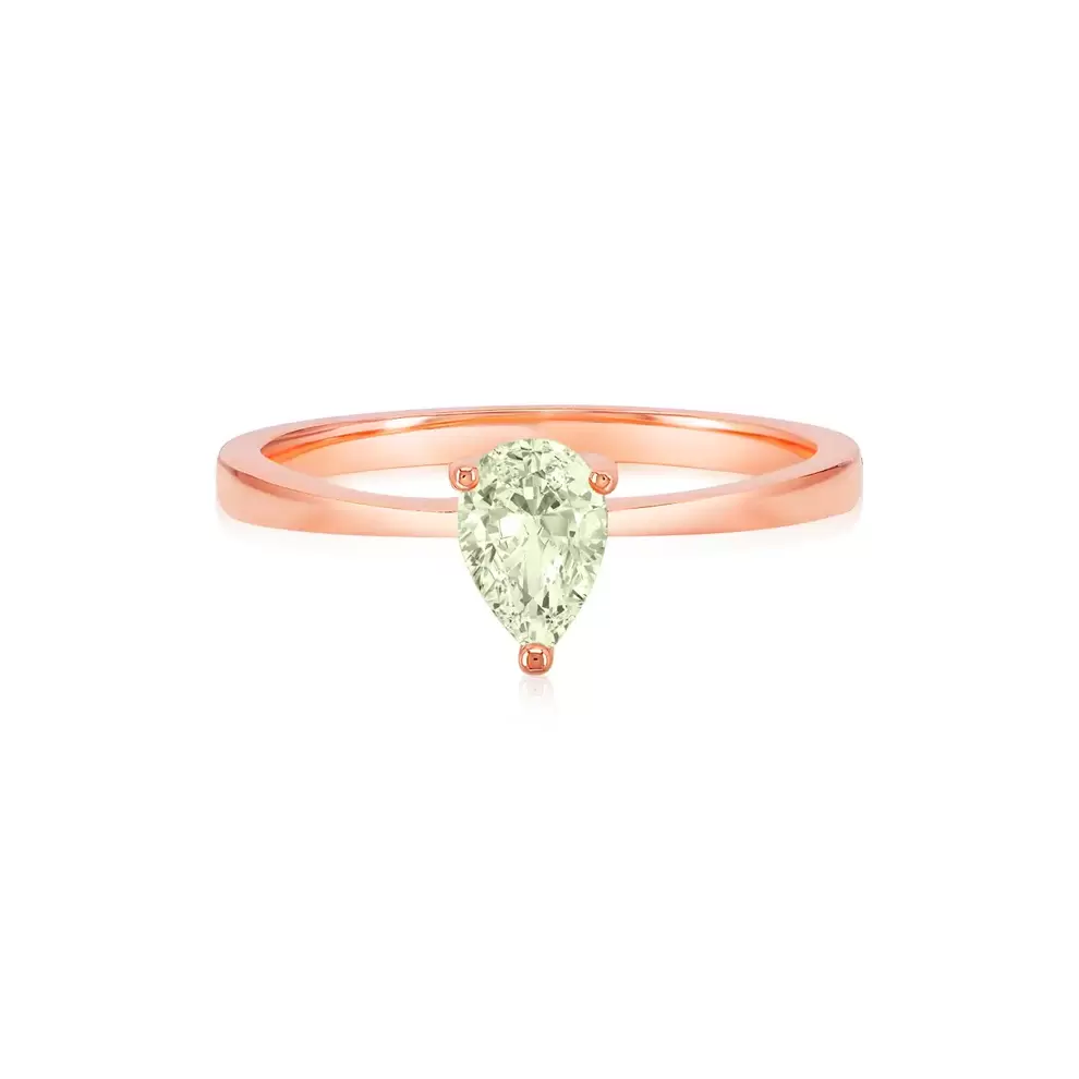 Petit Hue Corine Green Amethyst Gem Ring offers at S$ 129 in SK Jewellery