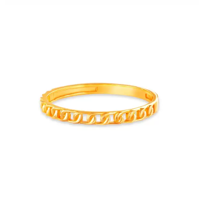 SK 916 Classic Link Gold Ring offers at S$ 269 in SK Jewellery