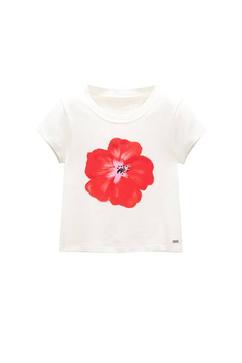 Short sleeve floral T-shirt offers at S$ 24.9 in Pull & Bear