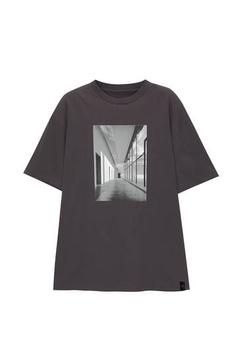 Short sleeve T-shirt with photographic print offers at S$ 24.9 in Pull & Bear