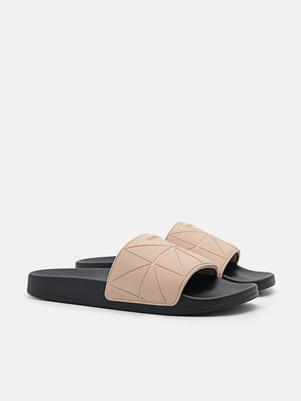 Slide Sandals in Pixel offers at S$ 59.9 in Pedro