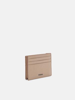 Taper Leather Card Holder in Pixel offers at S$ 49.9 in Pedro