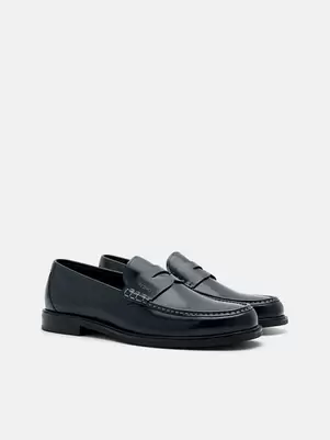 Leather Penny Loafers offers at S$ 149.9 in Pedro