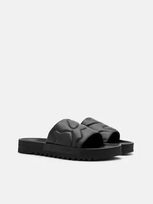 Quilted Slide Sandals offers at S$ 79.9 in Pedro