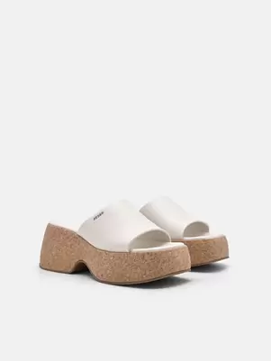 Elsa Wedge Slides offers at S$ 89.9 in Pedro