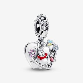 Disney Winnie the Pooh & Piglet Double Dangle Charm offers at S$ 135 in Pandora