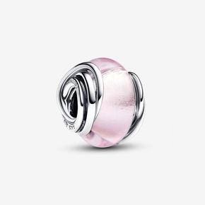 Encircled Pink Murano Glass Charm offers at S$ 69 in Pandora
