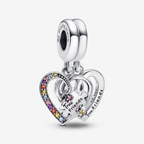 Puzzle Piece Hearts Splittable Friendship Dangle Charm offers at S$ 125 in Pandora