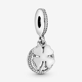 Lucky Four-Leaf Clover Dangle Charm offers at S$ 105 in Pandora