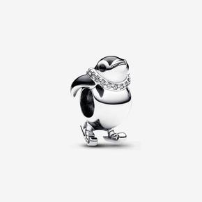 Skiing Penguin Charm offers at S$ 95 in Pandora