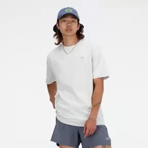 Athletics Cotton T-Shirt Men's Clothing offers at S$ 55 in New Balance