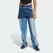 Kseniaschnaider Patchwork Straight Leg Jeans offers at S$ 113.4 in Adidas