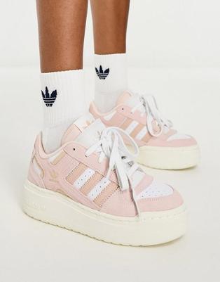 Adidas Originals Forum XLG trainers in halo blush offers at S$ 40.5 in asos